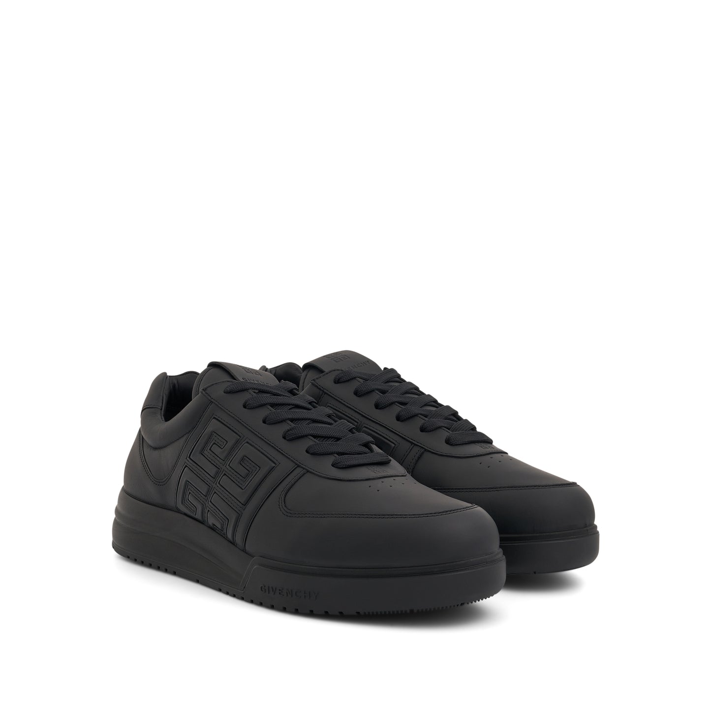 G4 Low Sneakers with 4G Logo in Black