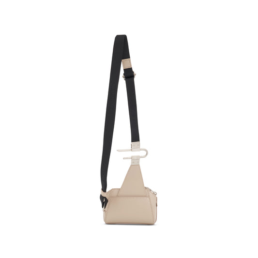 Mini Antigona U Crossbody in Natural Beige