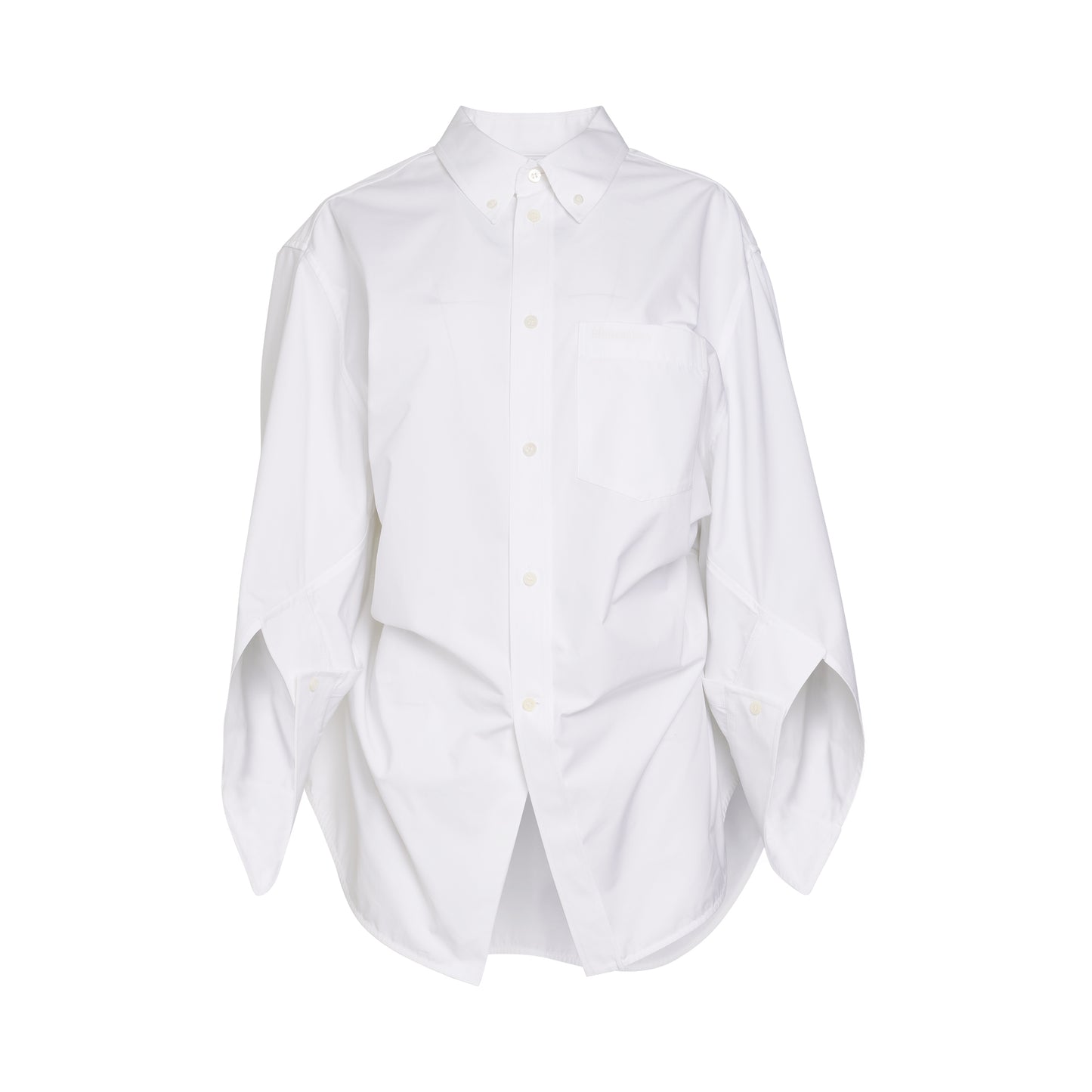 Wing Twisted Shirt in White