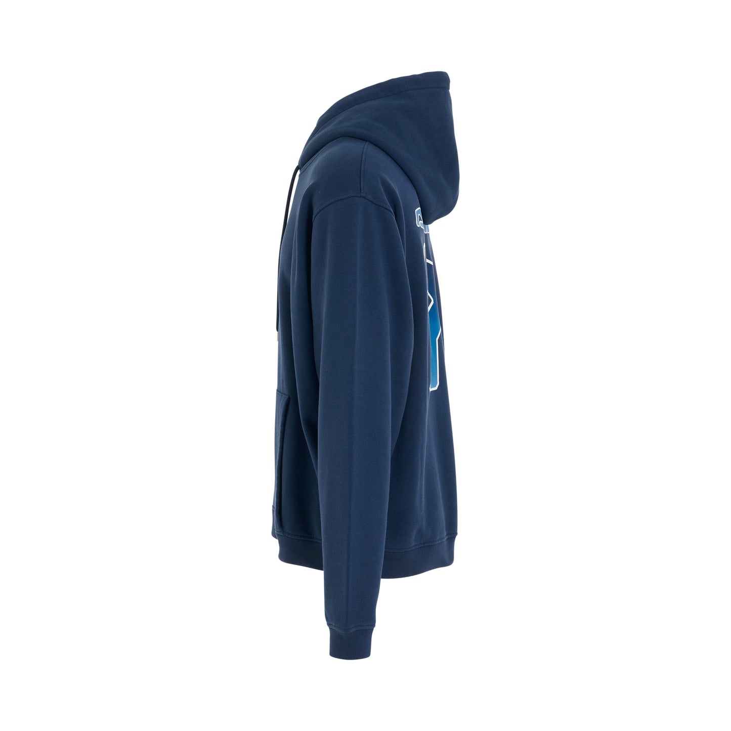 Back Gradation Graphic Hoodie in Insignia Blue/Bonnie Blue