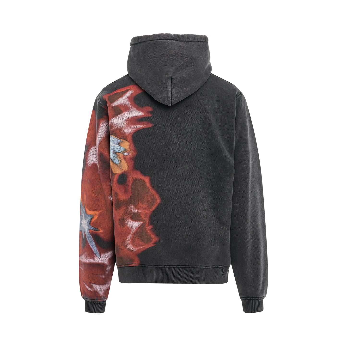 Abstract Graphic Hoodie in Black/Multicolour