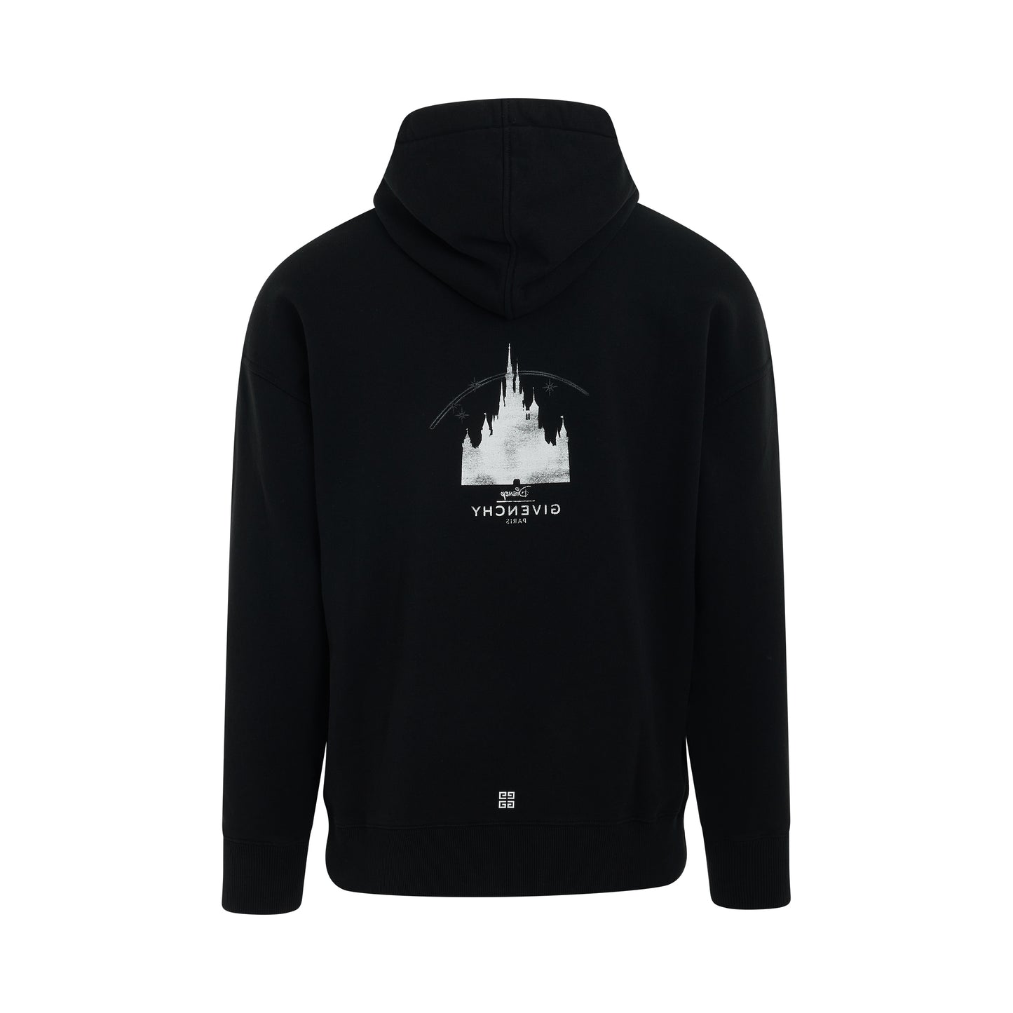 Disney Castle Slim Fit Hoodie in Black