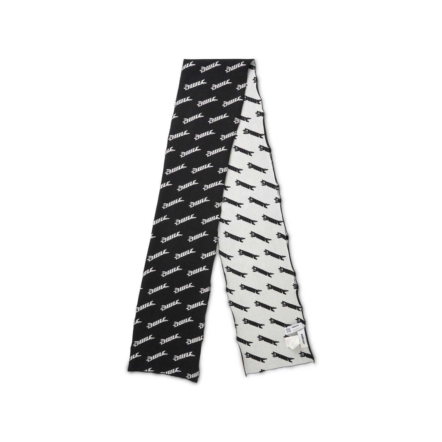 All Over Scarf in Black/White