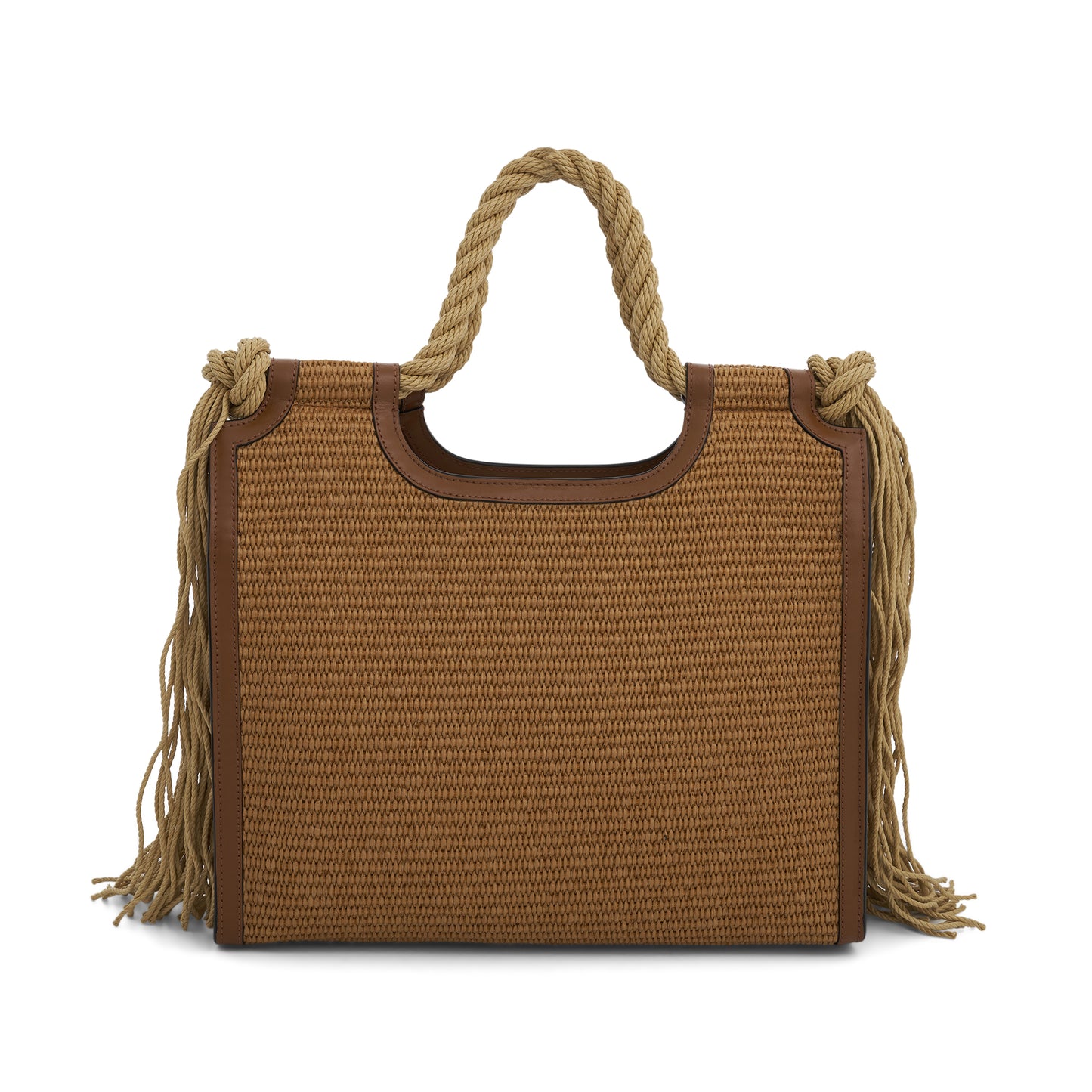 Marcel Braided Tote Bag in Raw Sienna