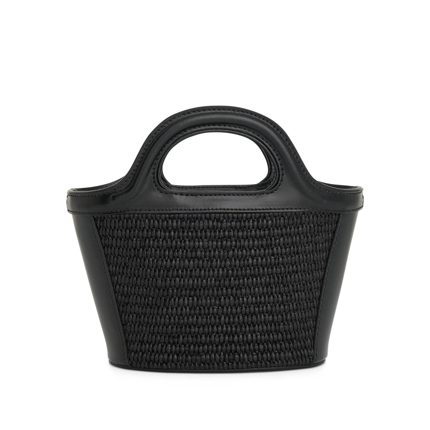 Tropicalia Micro Tote Bag in Black