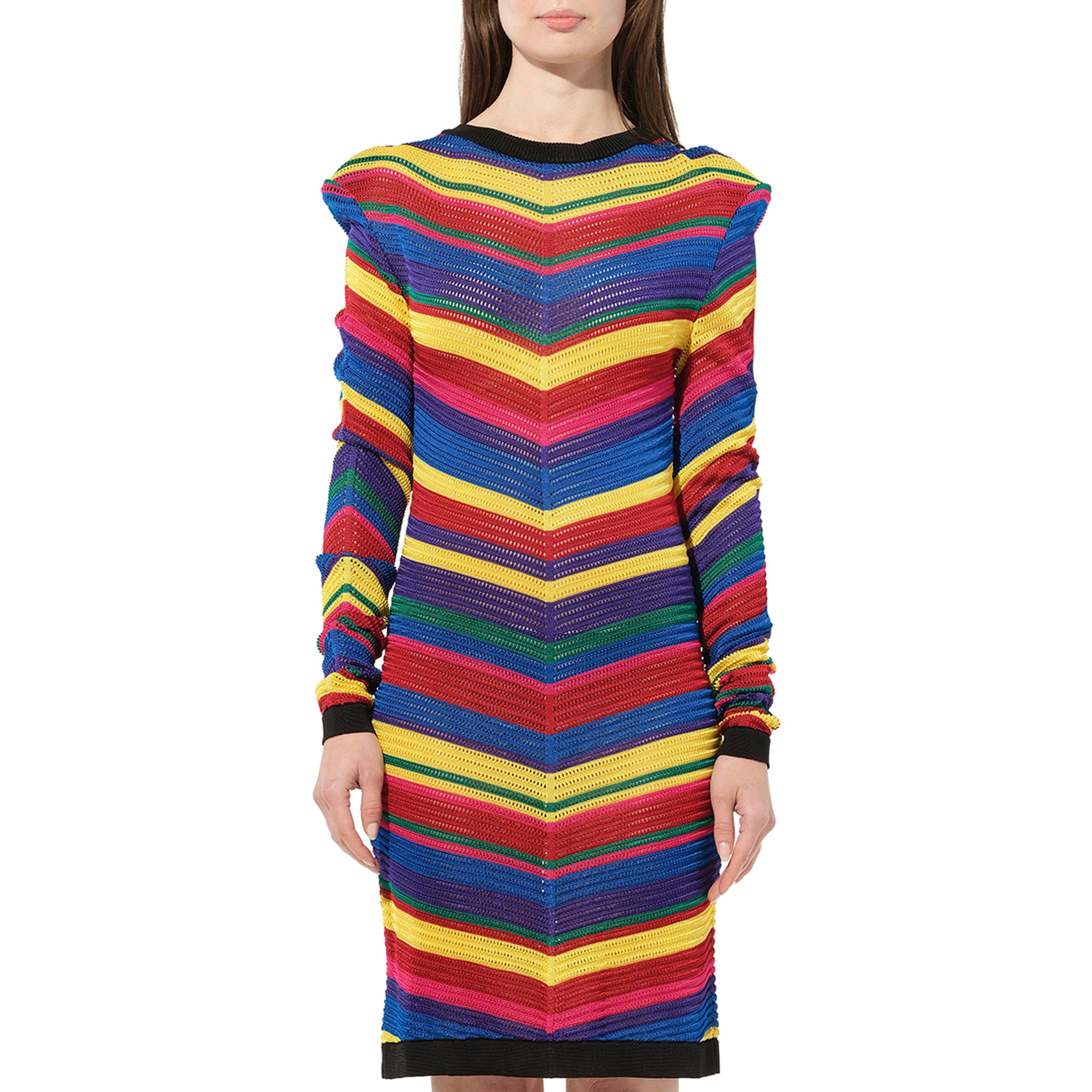 Balmain Knit Dress in Multicolor