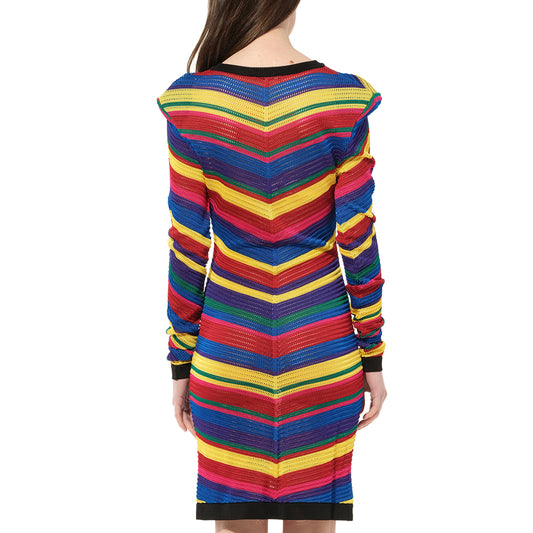 Balmain Knit Dress in Multicolor