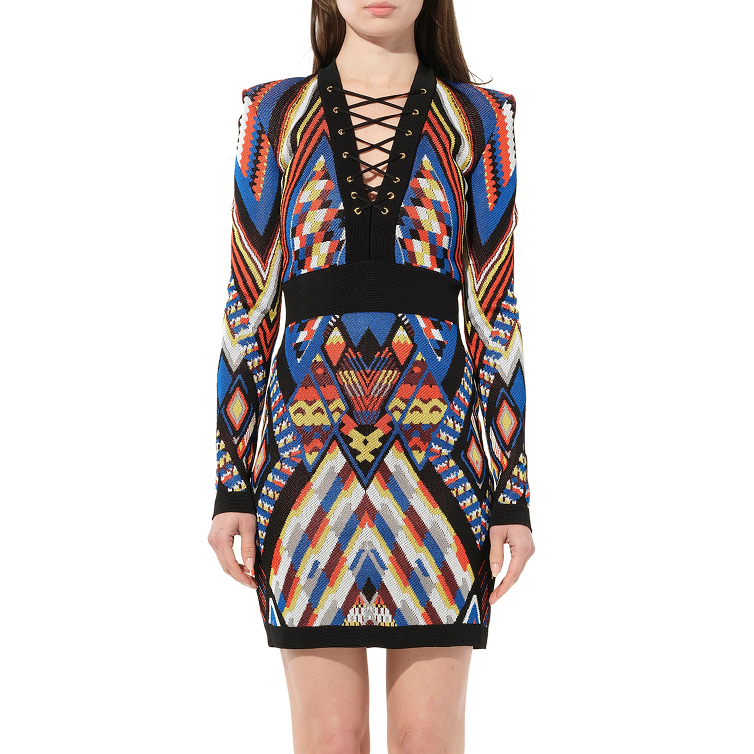 Balmain Knit Dress in Org