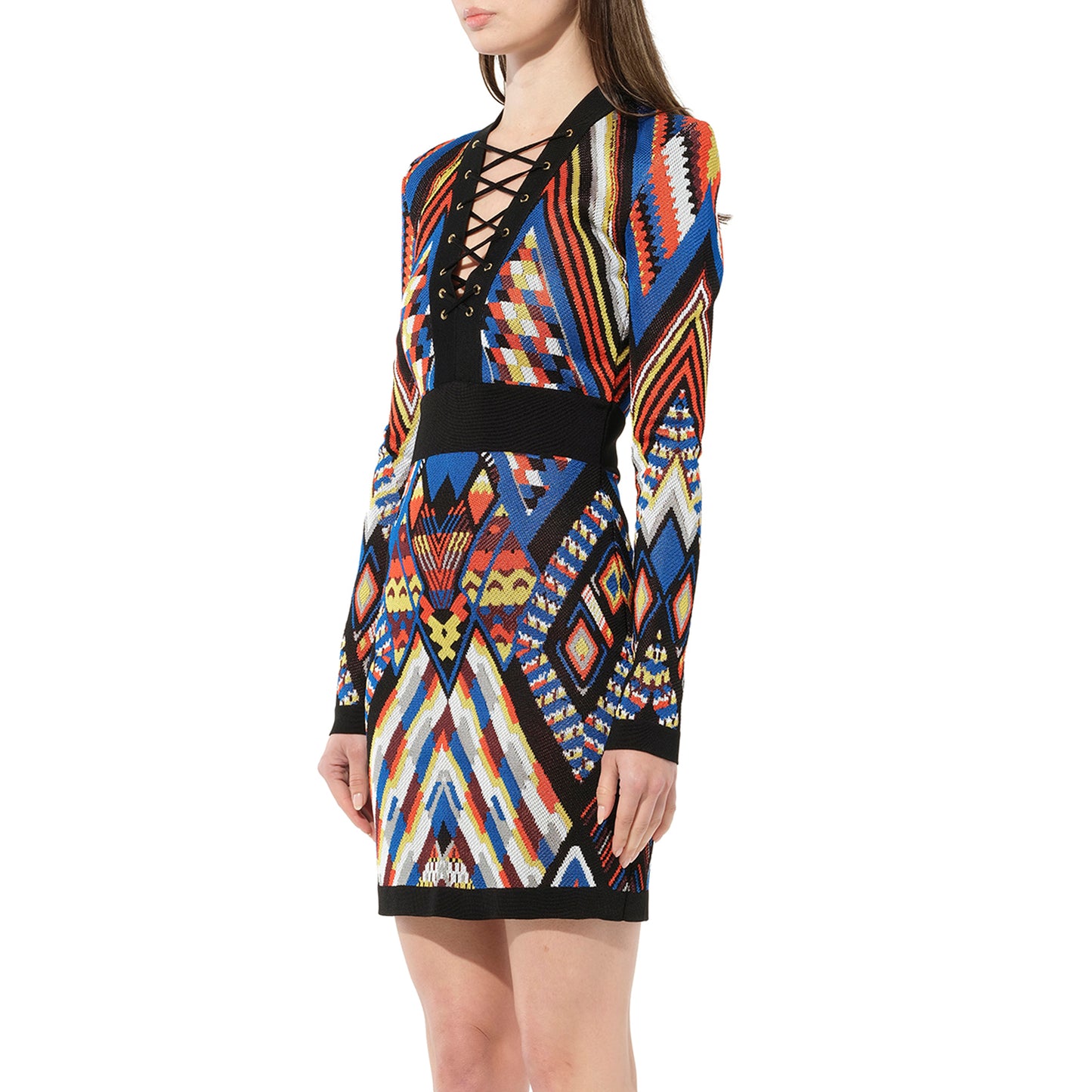 Balmain Knit Dress in Org