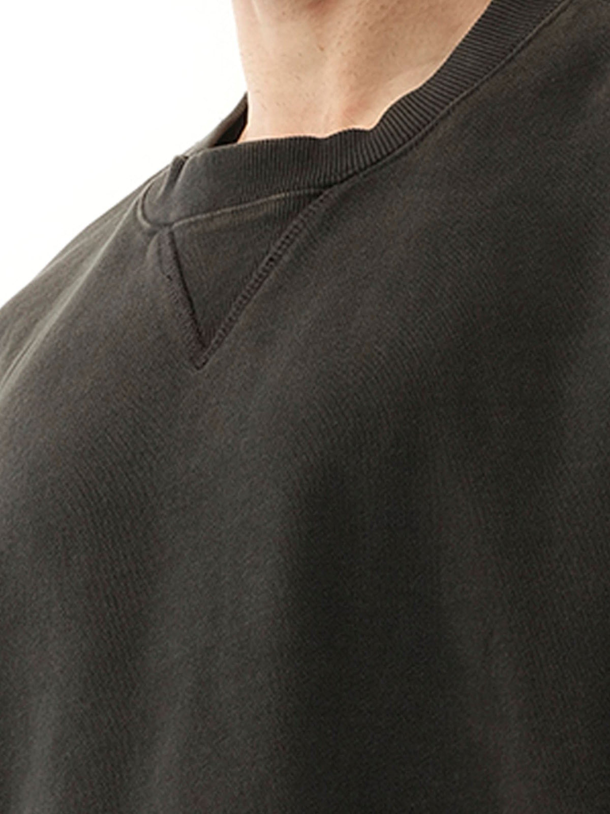 Entire Studios Box Sweatshirt in Washed Black