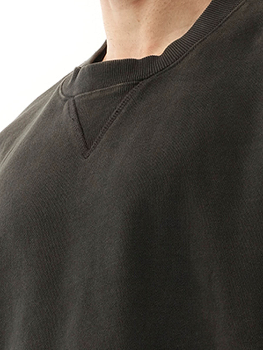 Entire Studios Box Sweatshirt in Washed Black