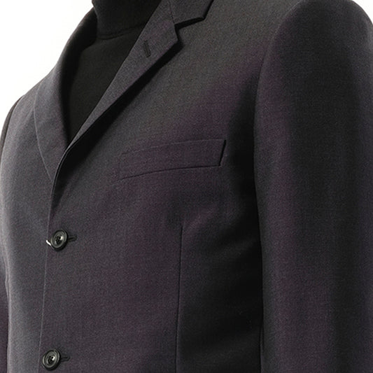 British Mohair Suit Jacket in Charcoal