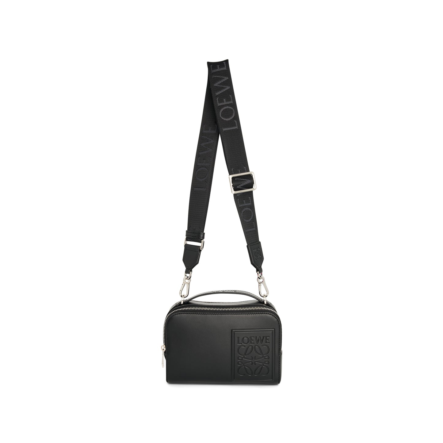 Mini Camera Crossbody Bag in Black