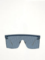 DiorClub M1U 31B800 Oblique Sunglasses in Blue