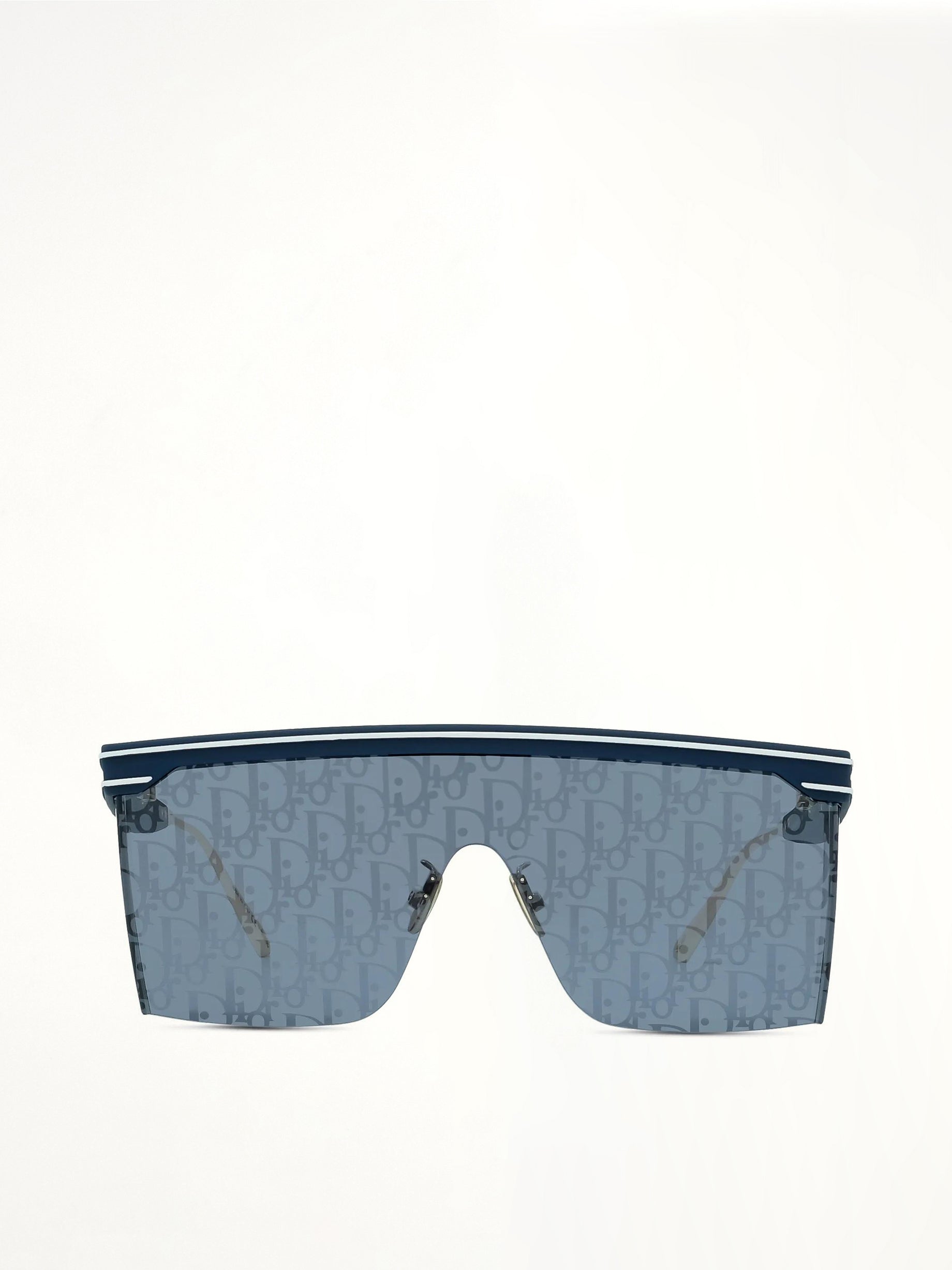 DiorClub M1U 31B800 Oblique Sunglasses in Blue