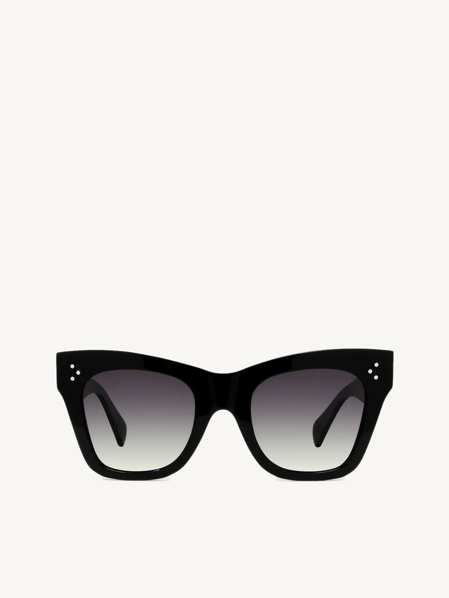 Celine CL4004IN 5001D Cat Eye Sunglasses with Smoke Polarised Lens in Black