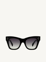 Celine CL4004IN 5001D Cat Eye Sunglasses with Smoke Polarised Lens in Black