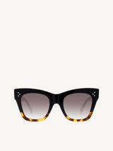 Celine CL4004IN 5005K Cat Eye Sunglasses with Gradien Roviex Lens in Havana