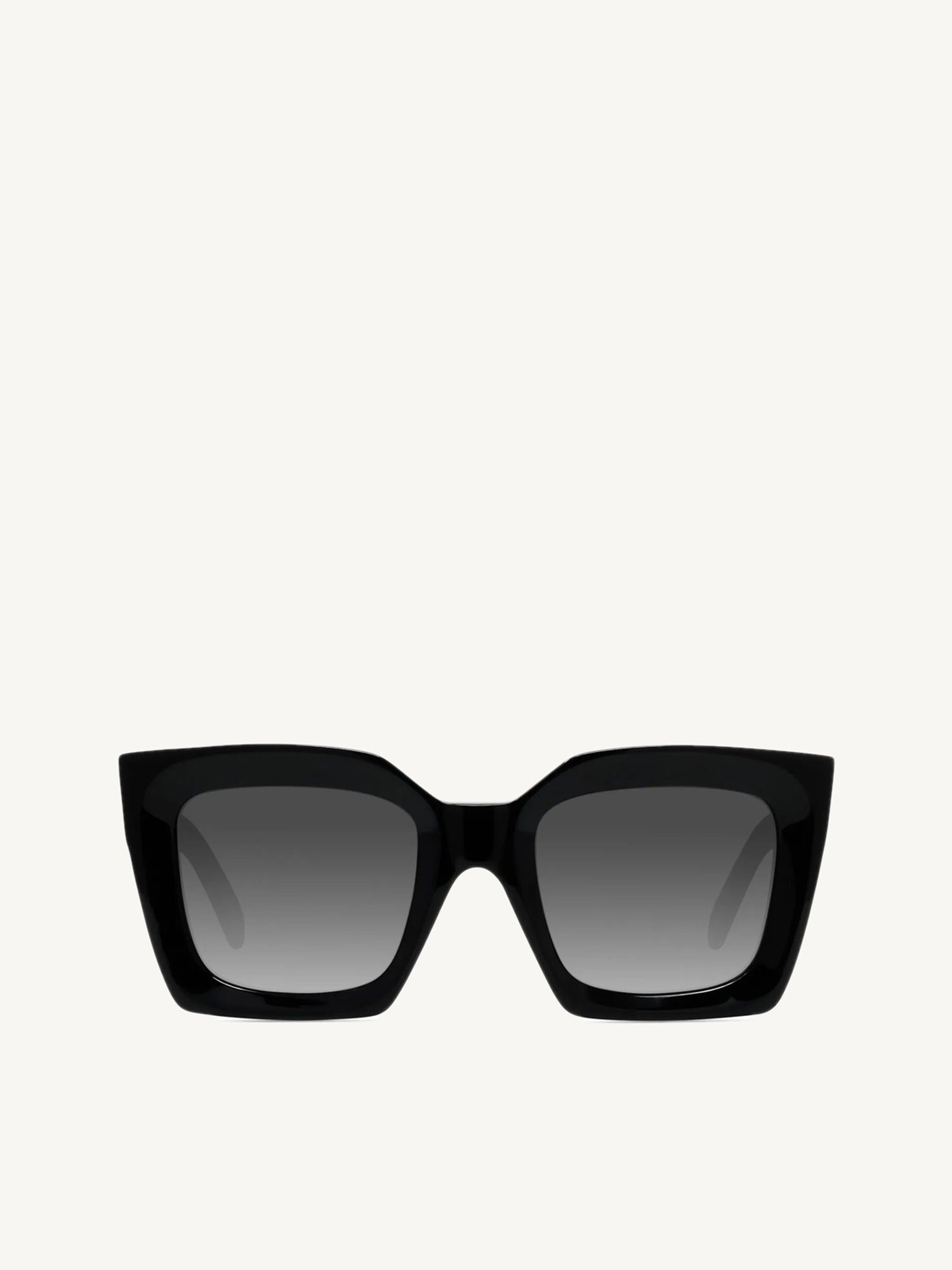 CL40130I Square Sunglasses with Smoke Polarised Lens in Black