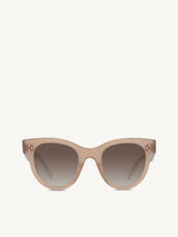 CL4003IN Sunglasses with Gradient Brown Lens in Light Brown