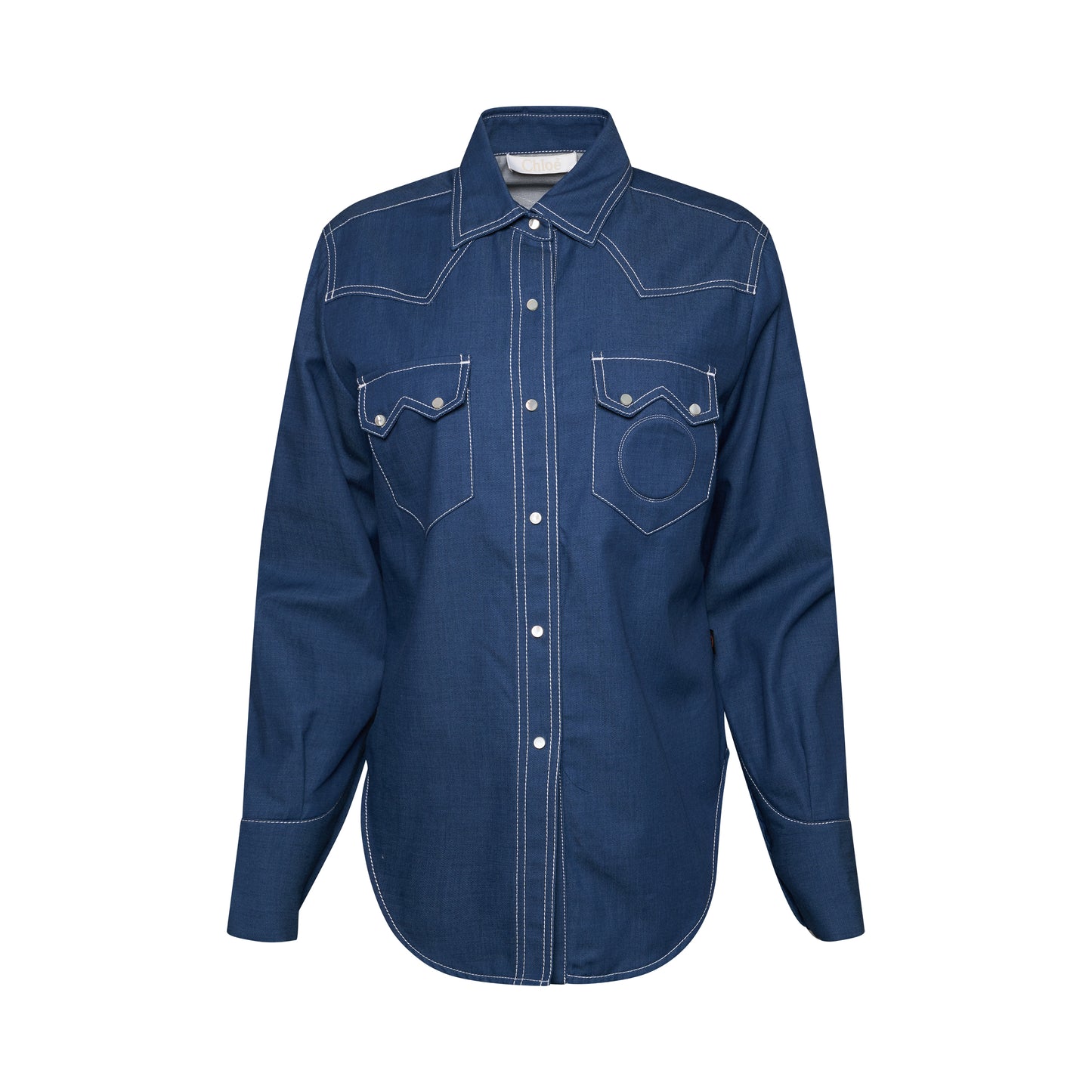 Denim Shirt in Marine