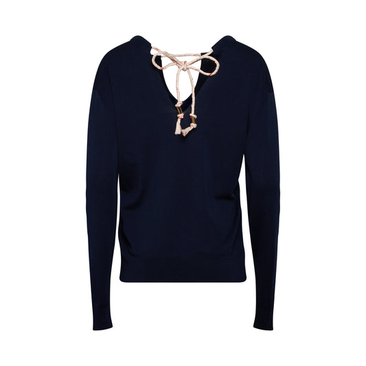 Chloe Knit Pullover Navy