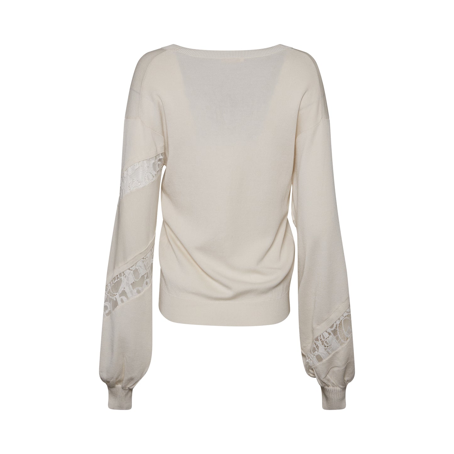 Chloe Knit Pullover in Milk