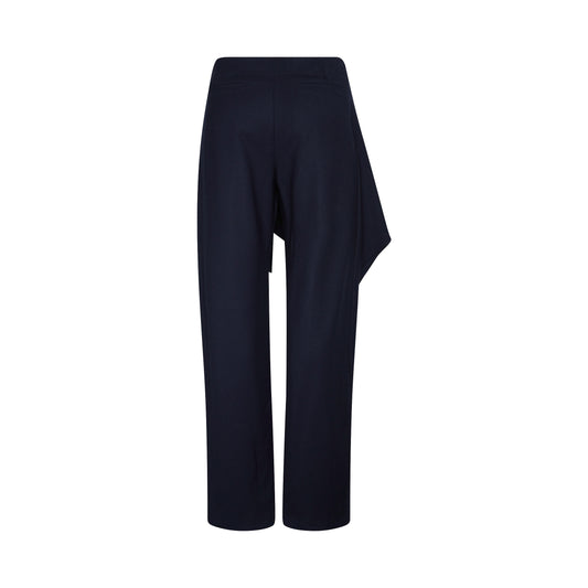 Wool Pant in Navy