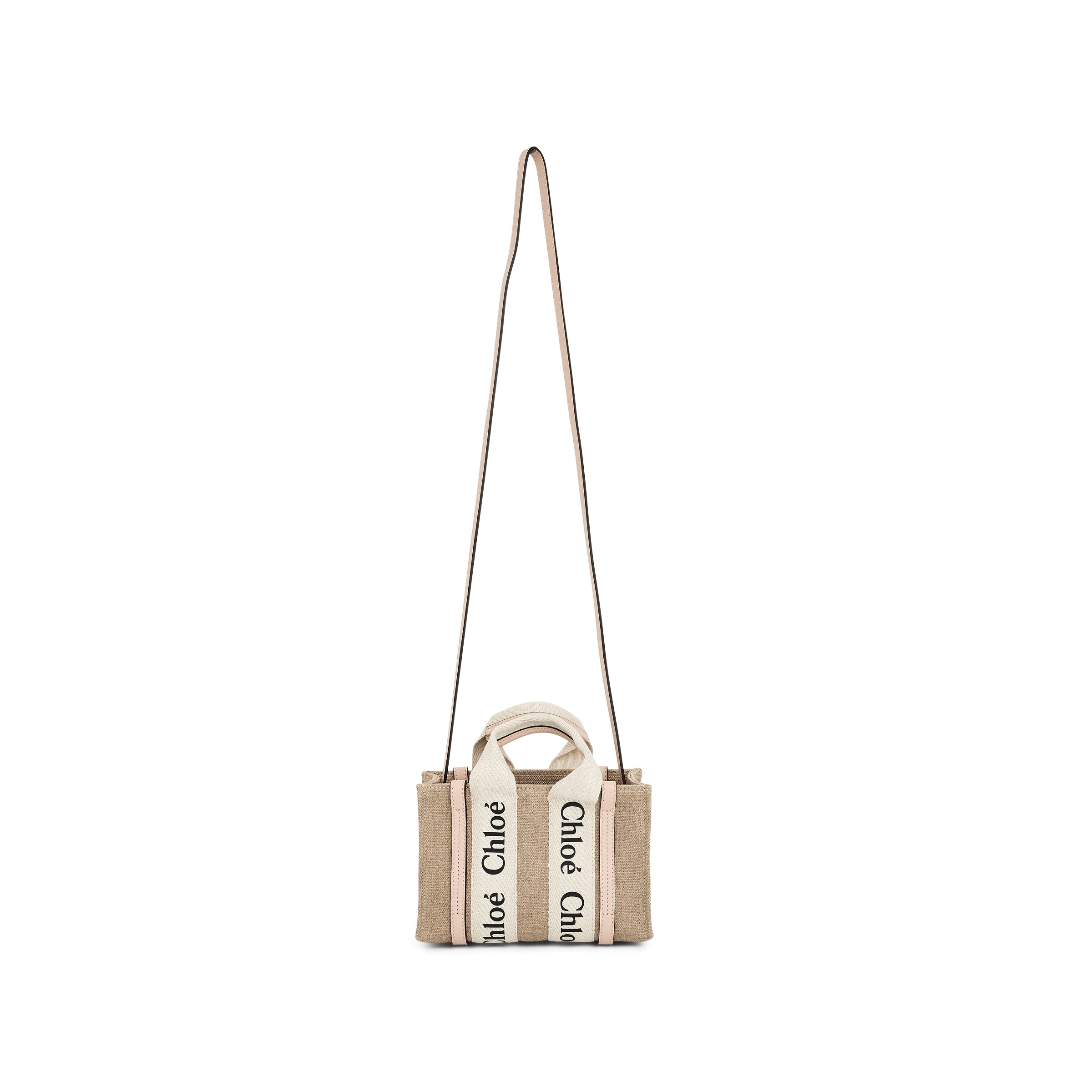 Mini Woody Tote Bag in Cement Pink