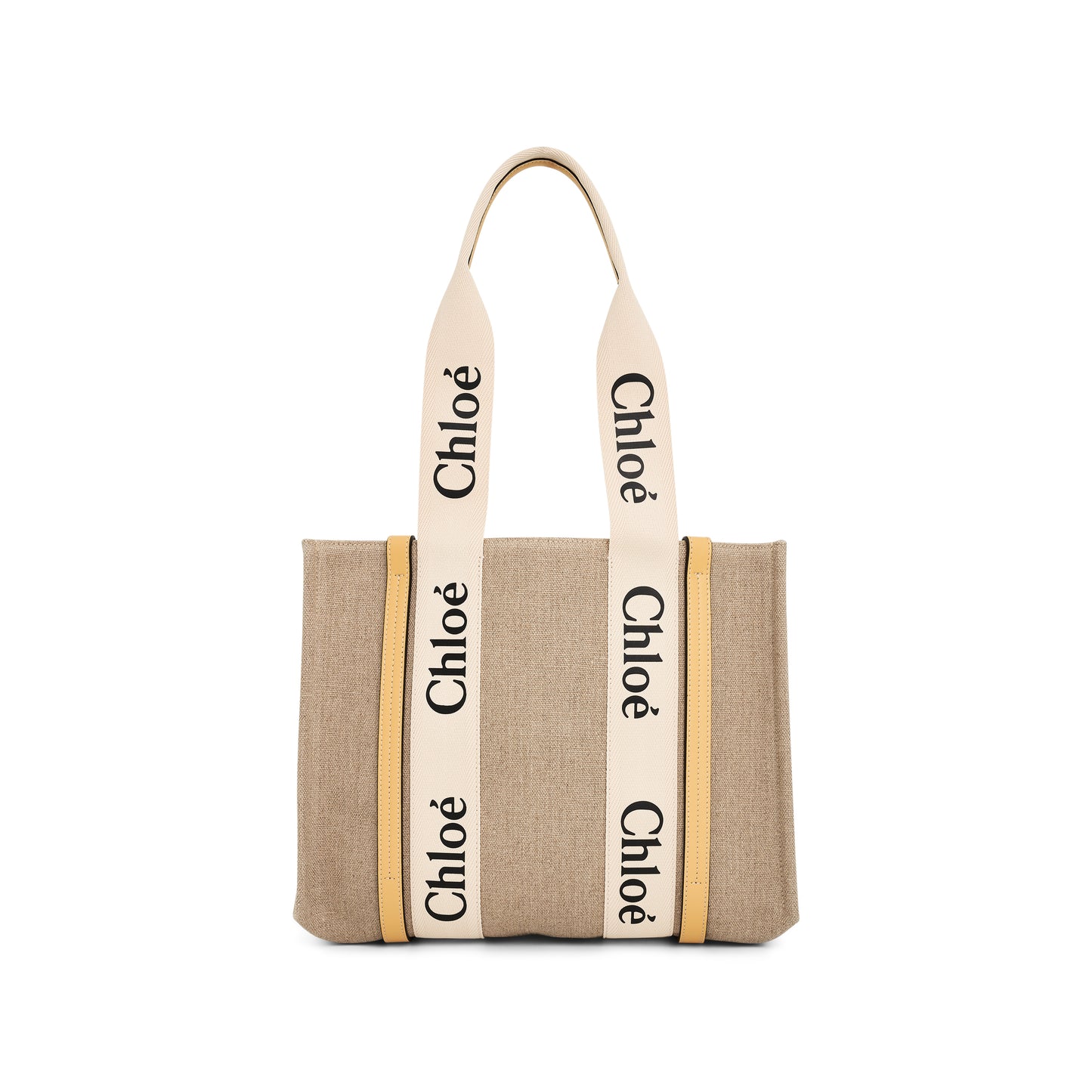 Medium Woody Tote Bag in Honey Gold