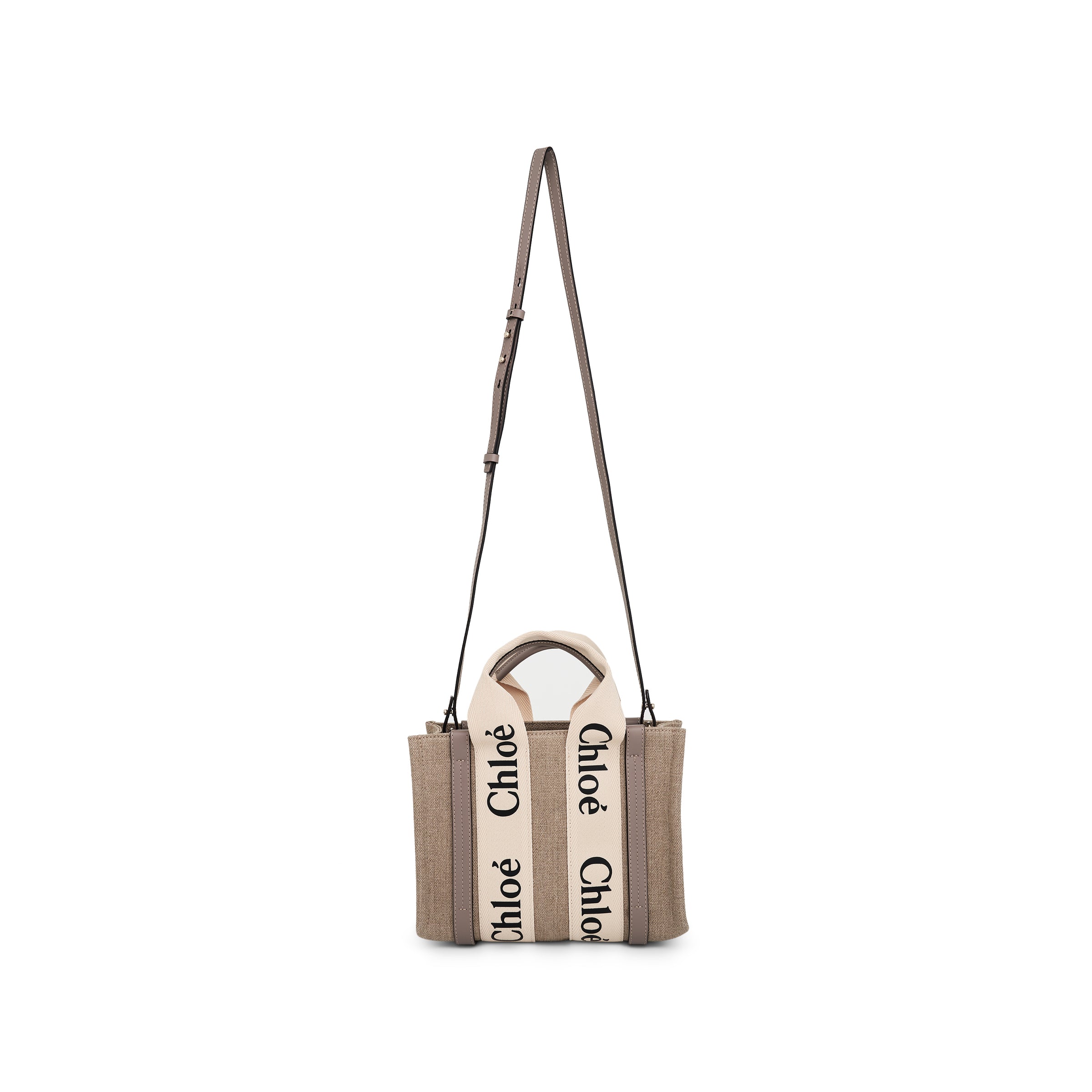 Small Woody Tote Bag in Musk Grey