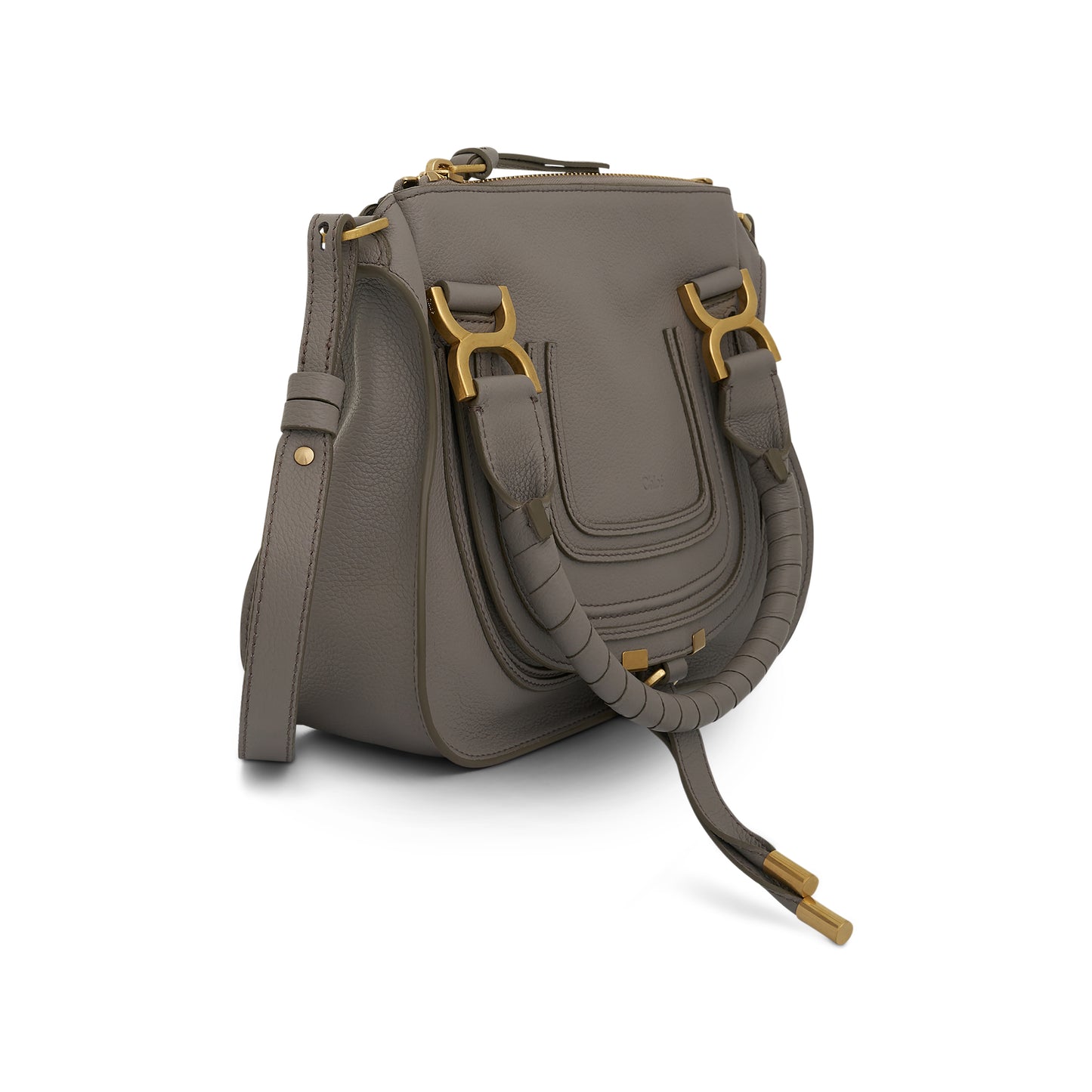 Marcie Small Double Carry Bag in Cashmere Grey