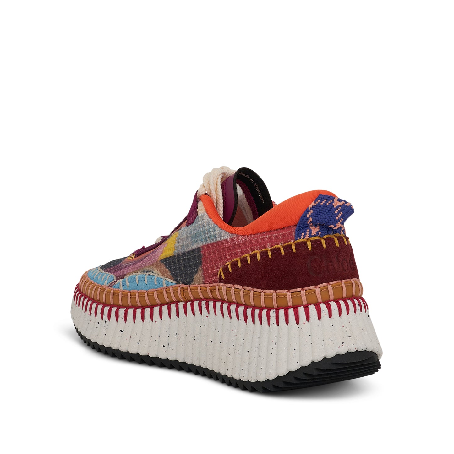 Nano Sneaker in Multicolour Red