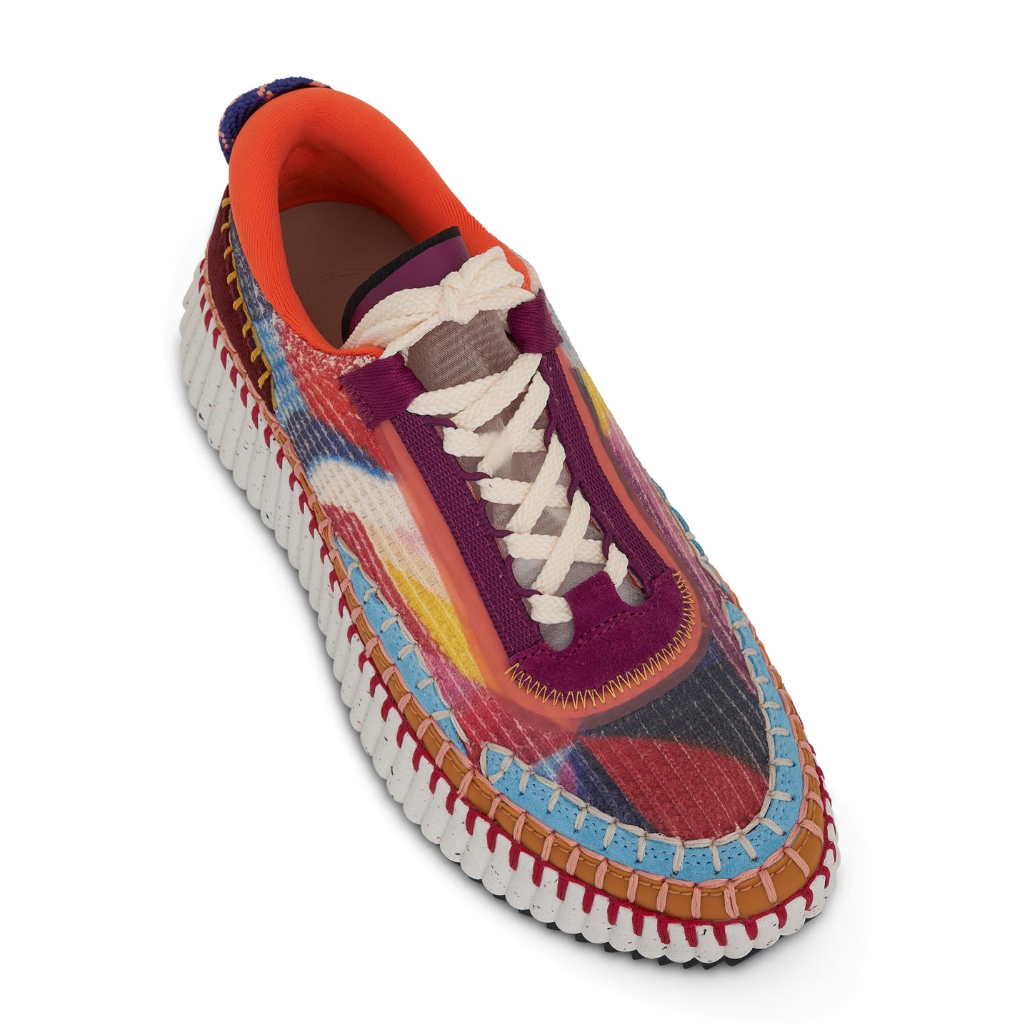 Nano Sneaker in Multicolour Red