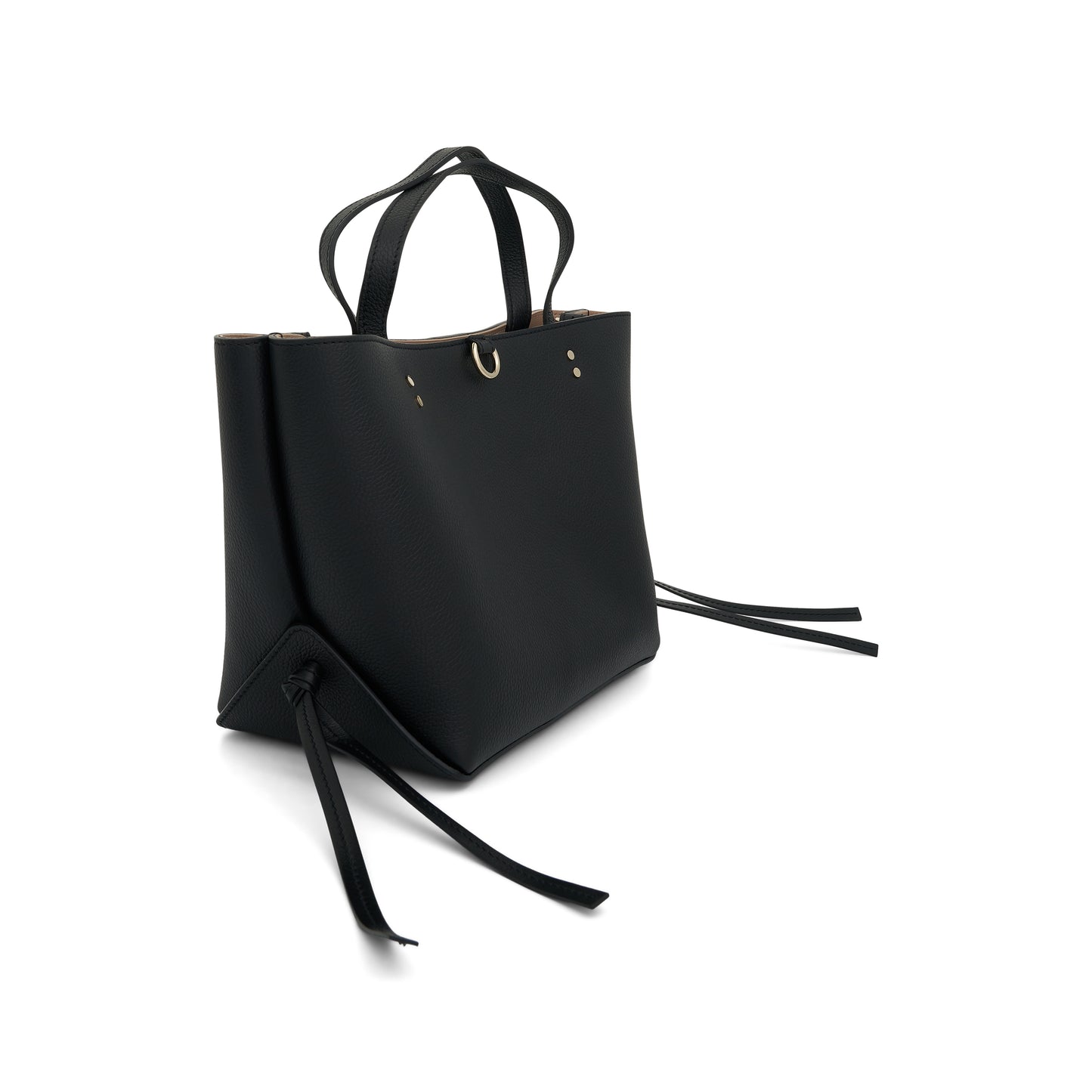 Sense Small East West Tote Bag in Black