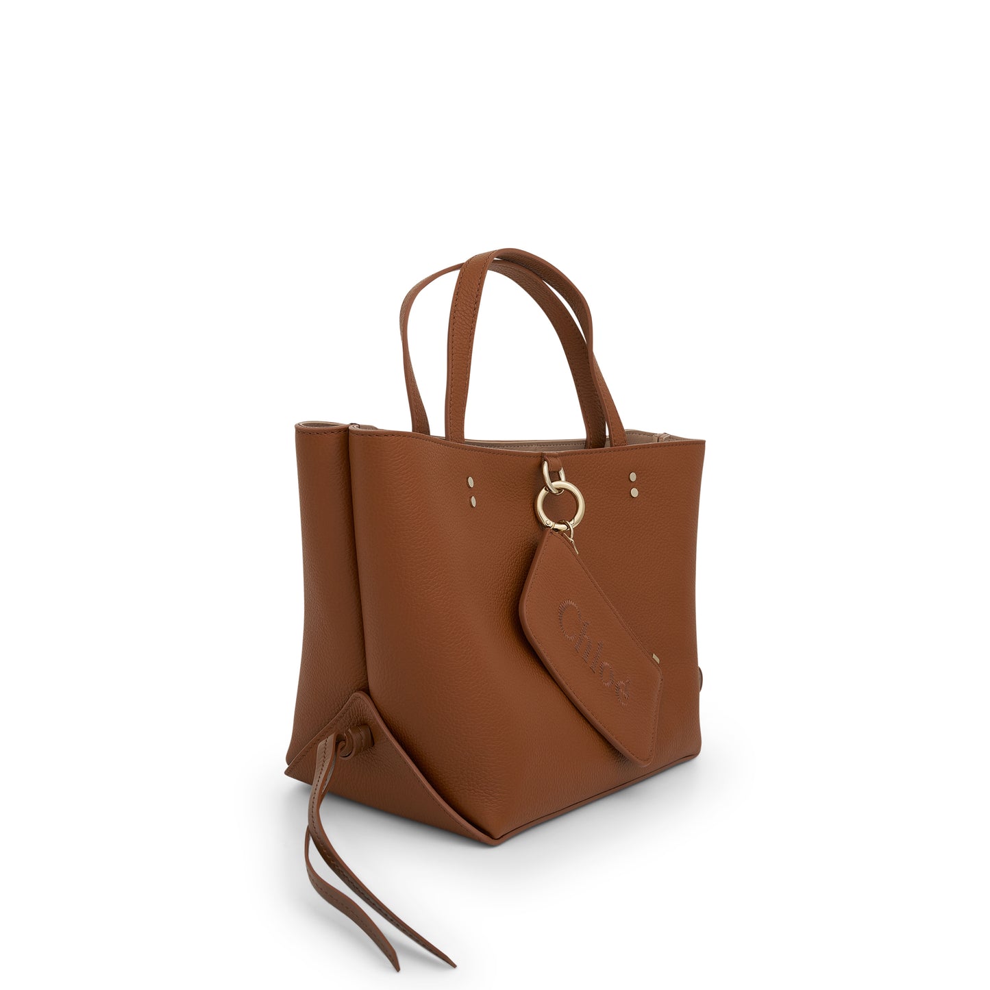 Sense Small East West Tote Bag in Tan