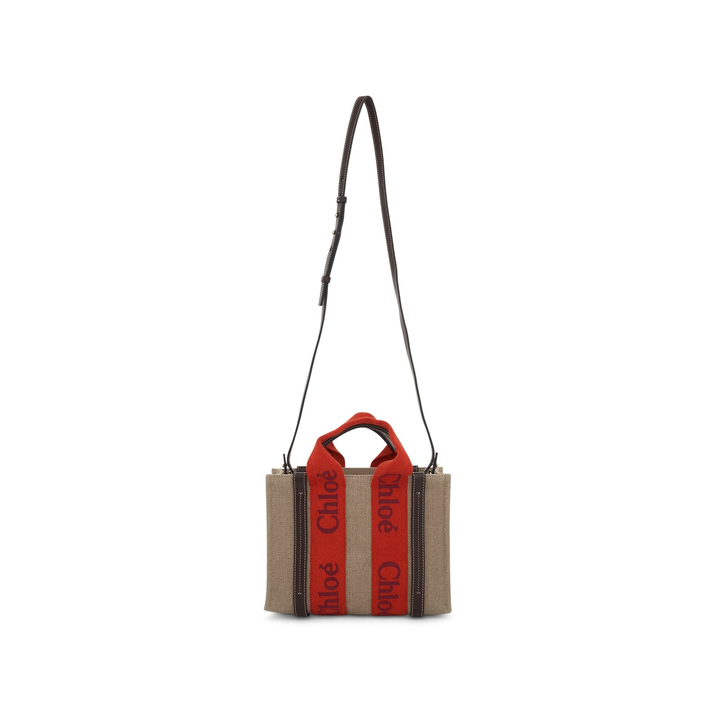 Small Woody Tote Bag in Orange