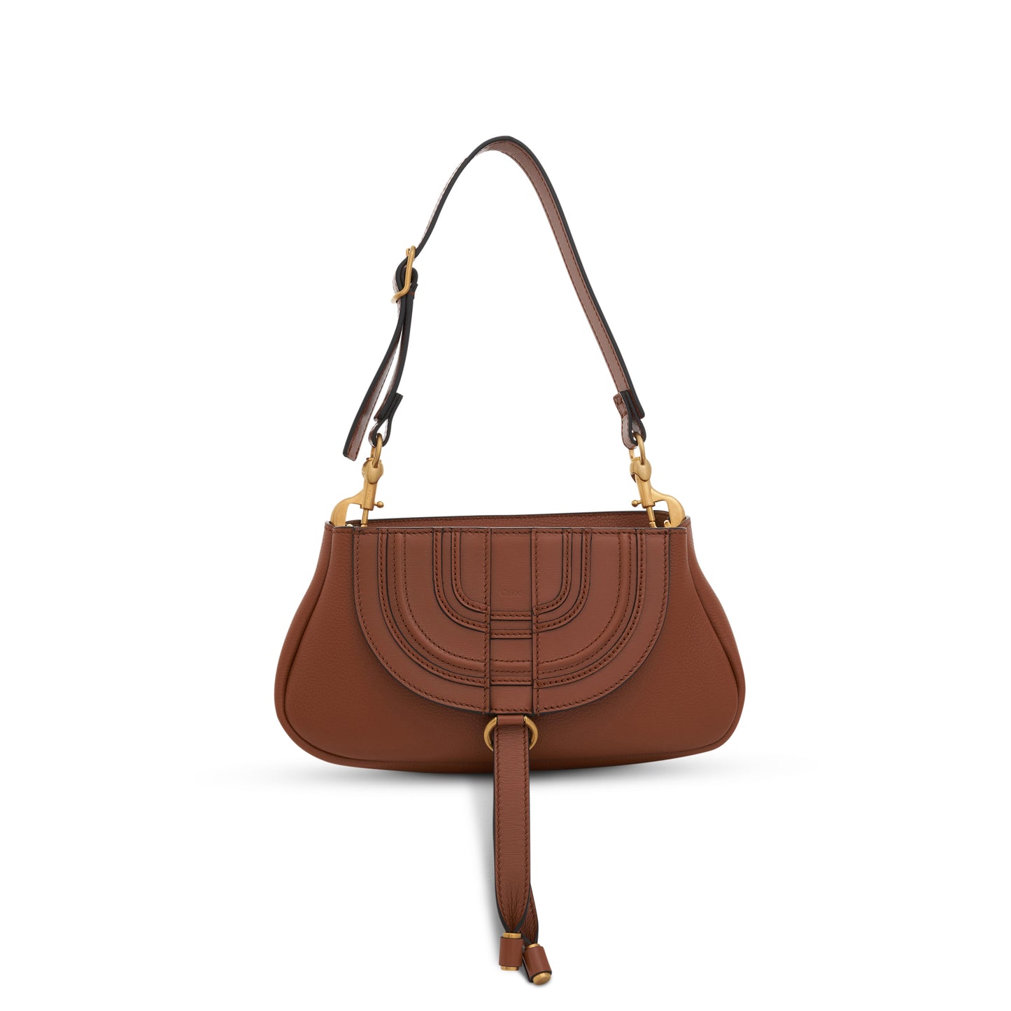 Marcie Clutch in Tan