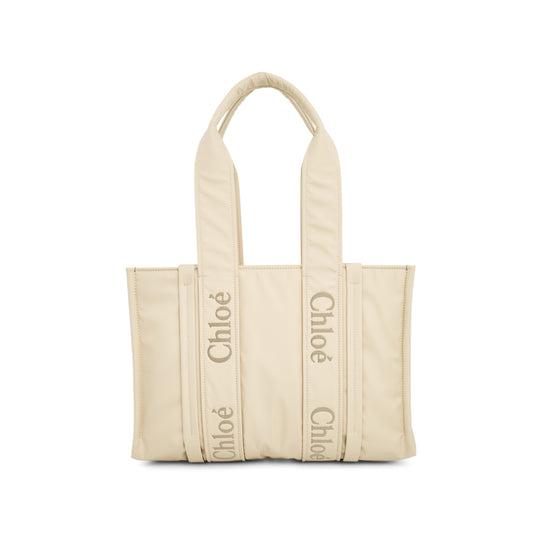 Medium Tote Bag in Dusty Ivory