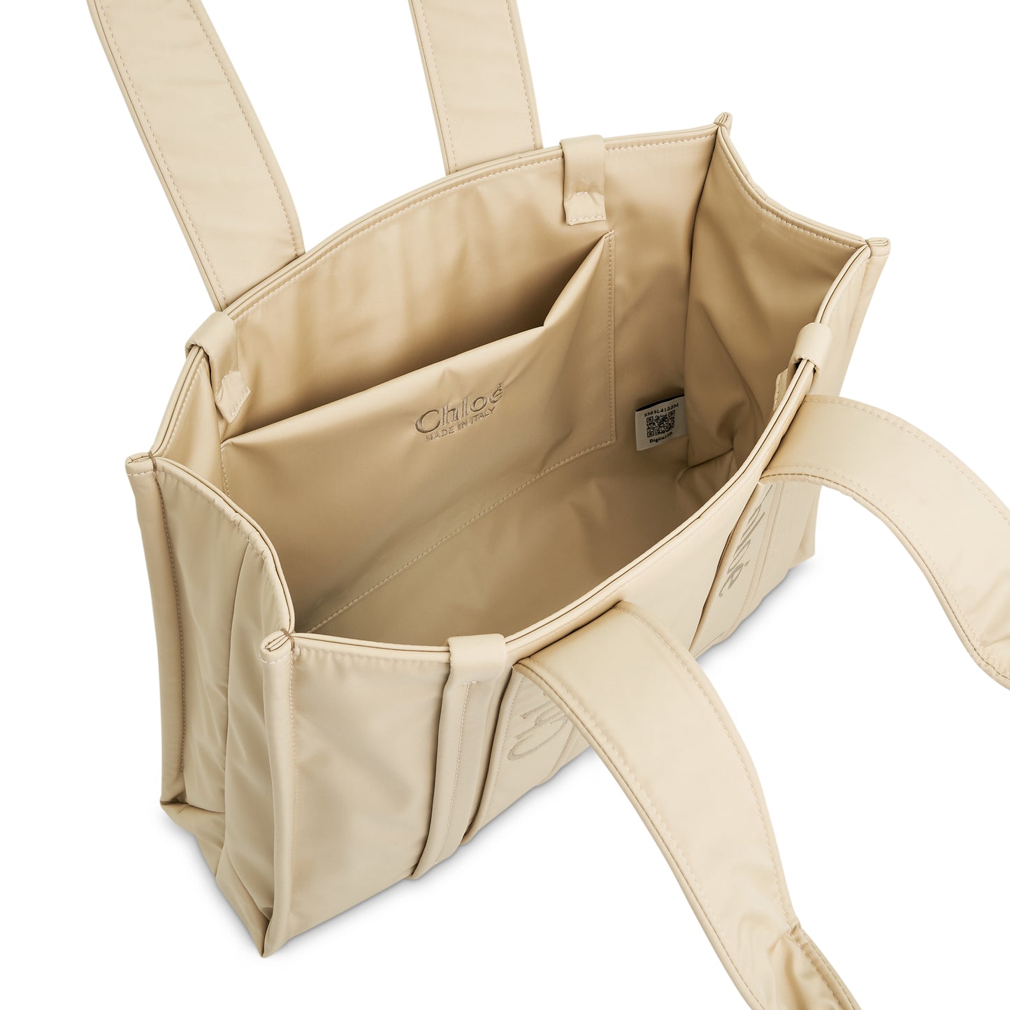 Medium Tote Bag in Dusty Ivory