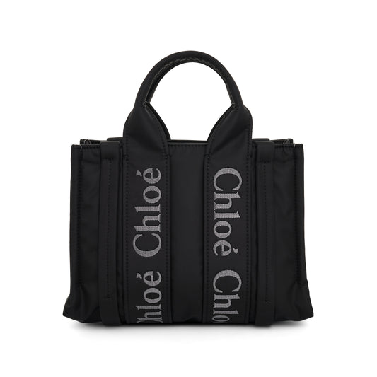 Small Woody Tote Bag in Black