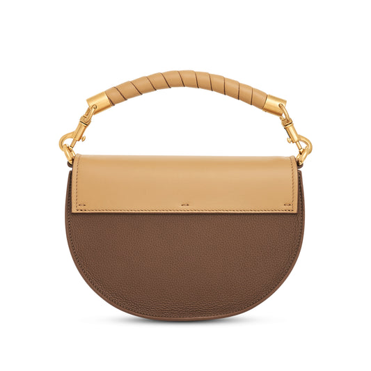 Marcie Leather Crossbody Bag in Creamy Brown