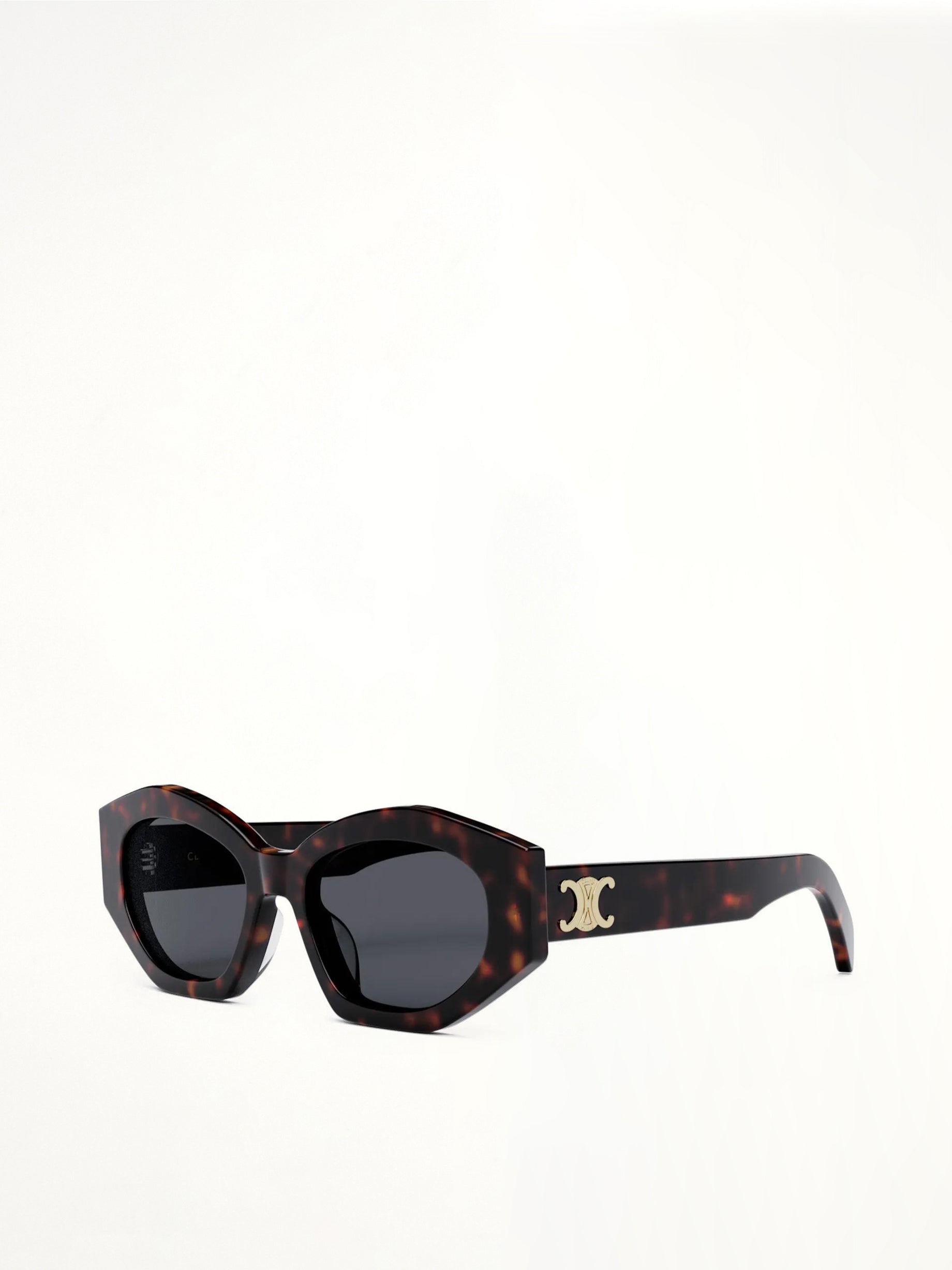 Celine CL40238U 5552A Acetate Sunglasses in Dark Havana