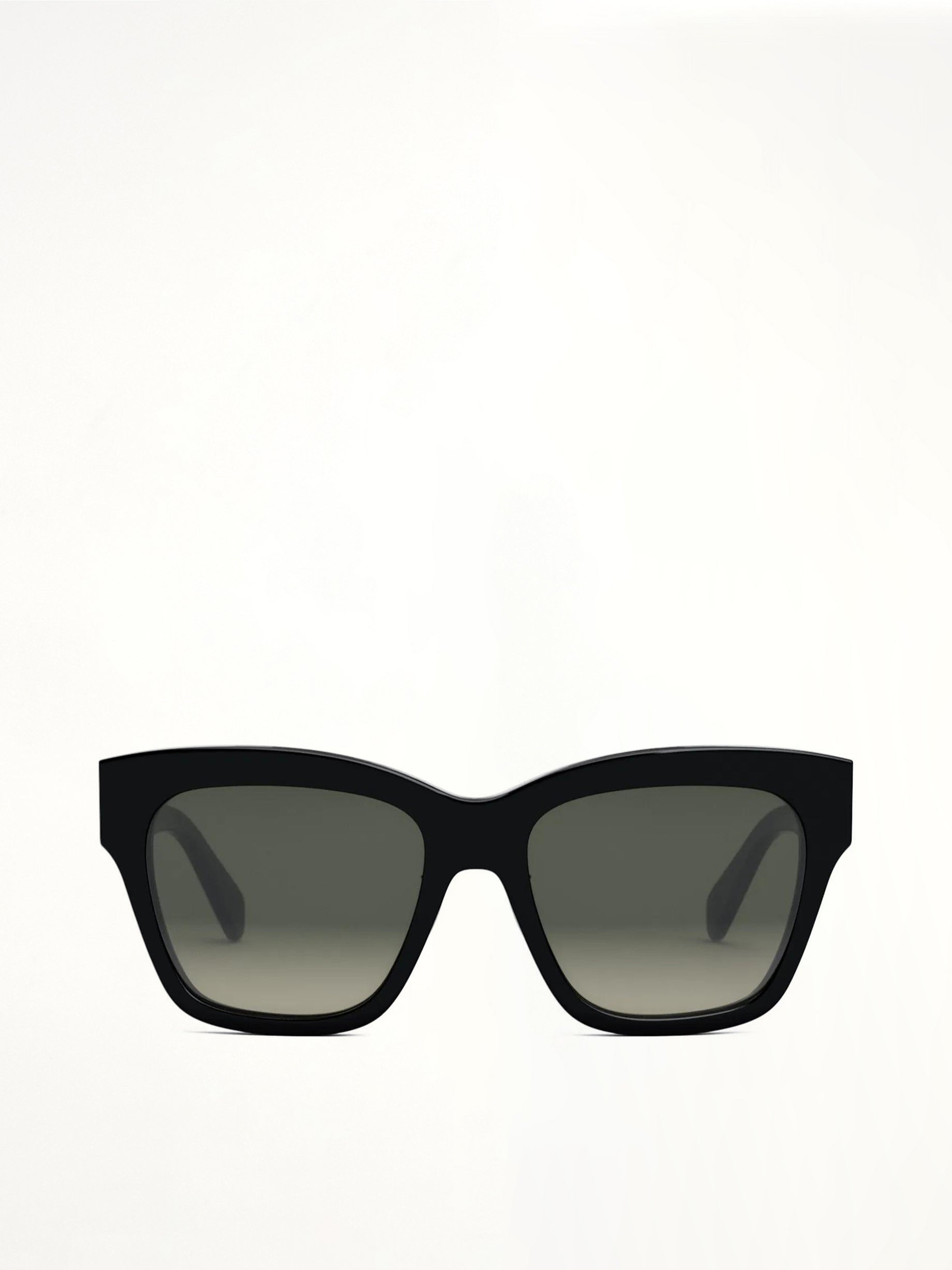 Celine CL40253F 5501F Cat Eye Acetate Sunglasses in Black
