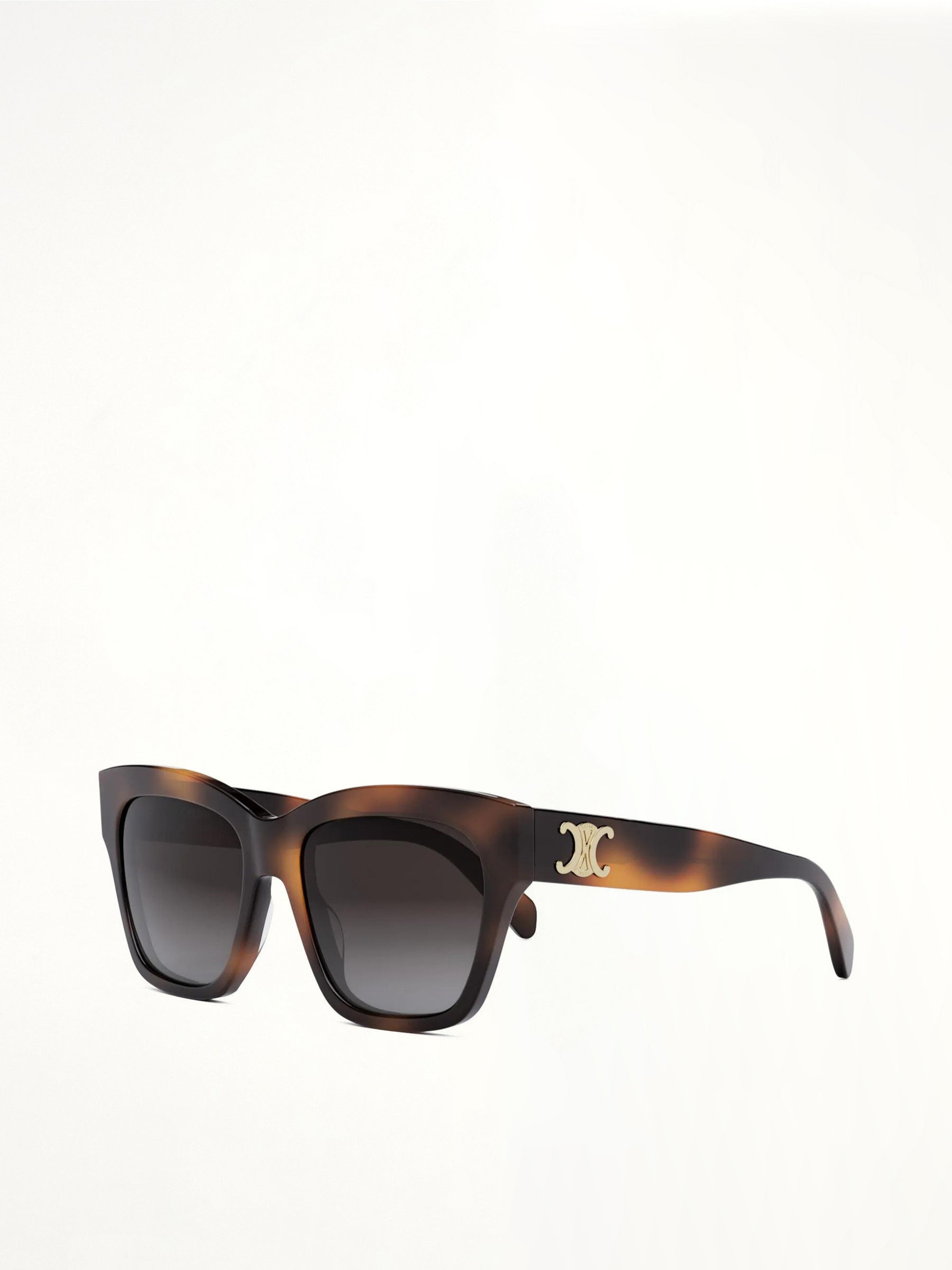 CL40253I Triomphe Sunglasses in Havana