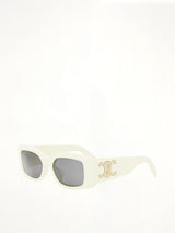 Celine CL40282U 5325A Acetate Sunglasses in Milk/Gold