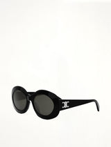 Celine CL40292U 5401A Acetate Sunglasses in Black/Silver