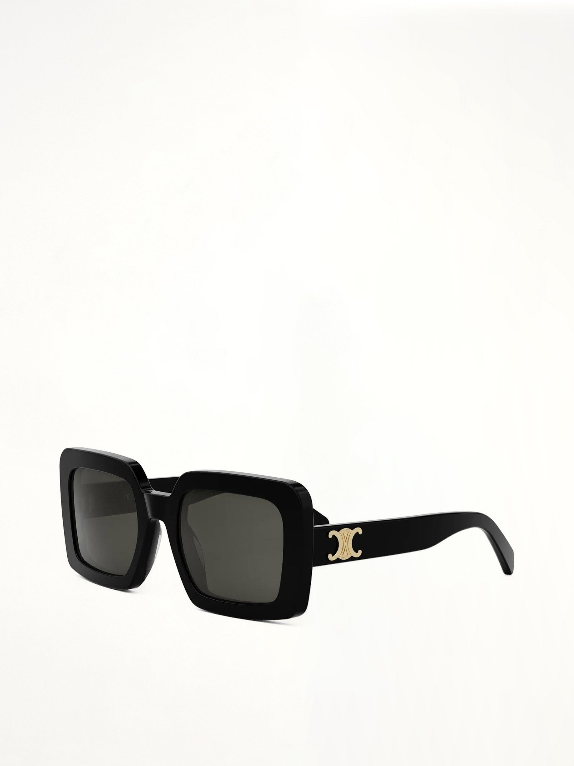 Celine CL40304U 5601A Acetate Sunglasses in Black/Gold