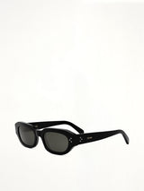 Celine CL40314I Acetate Sunglasses in Black/Silver