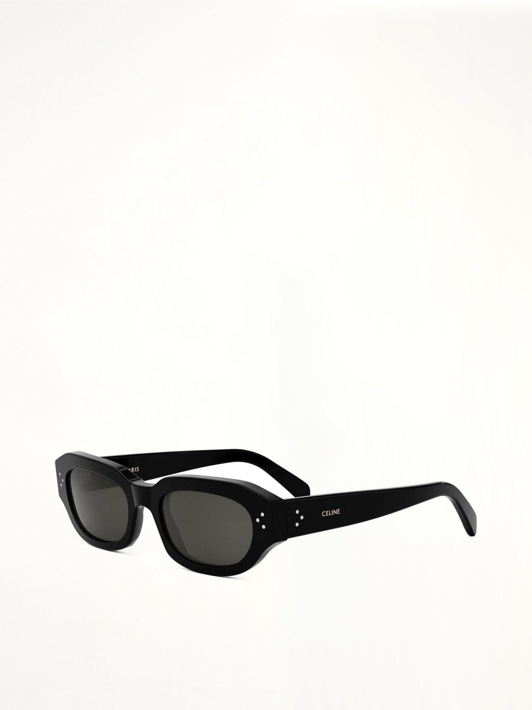 Celine CL40314I Acetate Sunglasses in Black/Silver